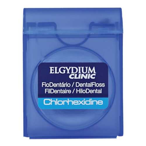 Зубная нить Elgydium Хлоргексидин 50 м в Оптима