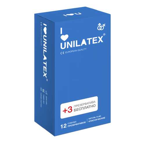 Презервативы Unilatex Natural 12+3 шт. в Оптима