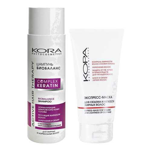 Набор средств для волос KORA Complex Keratin Биобаланс 250 мл +150 мл в Оптима