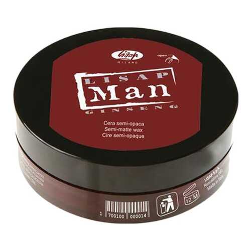 Воск для укладки волос Lisap Milano Man Semi-Matte Wax Матирующий, 100 мл в Оптима