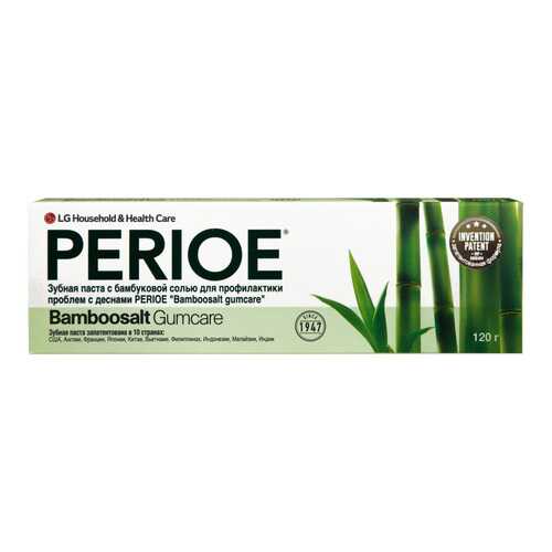 Зубная паста Perioe Bamboosalt gumcare 120 г в Оптима