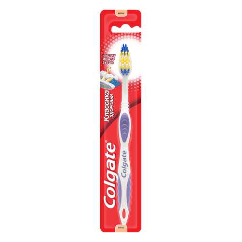 Зубная щетка Colgate ПлюсКлассика здоровья, мягкая в Оптима