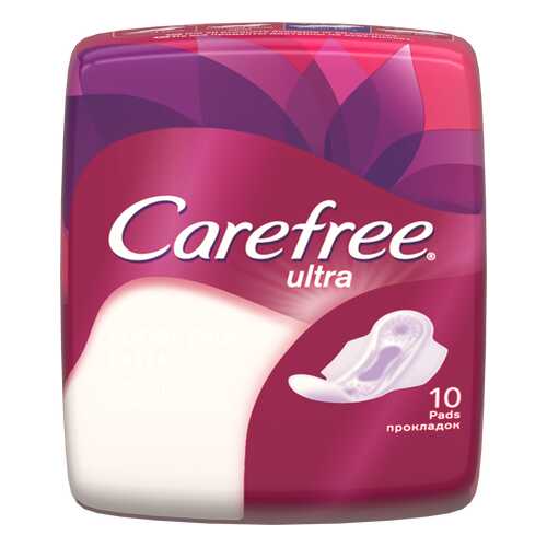 Прокладки Carefree Ultra Super Plus 10 шт в Оптима