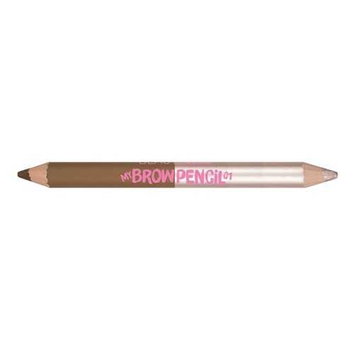 Карандаш для бровей Beauty Bomb двухсторонний, тон 01 в Оптима