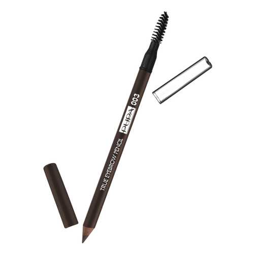 Карандаш для бровей Pupa True Eyebrow Pencil Long-lasting Waterproof 003 Dark Brown в Оптима