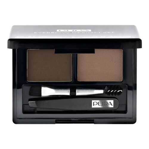 Тени для бровей Pupa Eyebrow Set №002 Brown 4,1 г в Оптима
