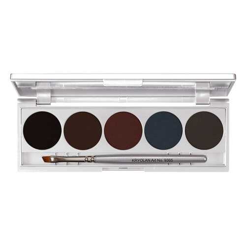 Подводка в палитре 5 цв./Cake Eye liner Set 5 colors 7,5 гр. (Цв: 1)/Kryolan/5329-1 в Оптима