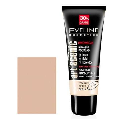 Тональный крем Eveline Art professional make up 3 в 1 пастельный, 30 мл в Оптима