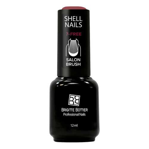 Гель-лак для ногтей Brigitte Bottier Shell Nails тон 981 красный с большими блестками 12мл в Оптима