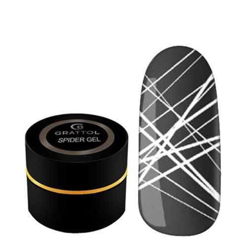 Grattol Гель-краска Spider Gel White в Оптима