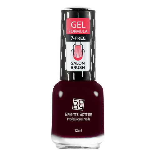 Лак с гелевым эффектом Brigitte Bottier Gel Formula тон 22 спелая вишня, 12 мл в Оптима