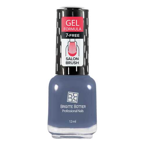 Лак с гелевым эффектом Brigitte Bottier Gel Formula тон 30 серо-синий, 12 мл в Оптима