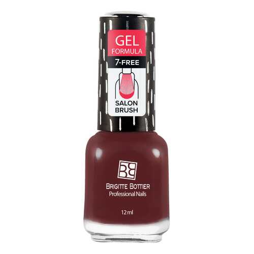 Лак с гелевым эффектом Brigitte Bottier Gel Formula тон 36 марсала, 12 мл в Оптима