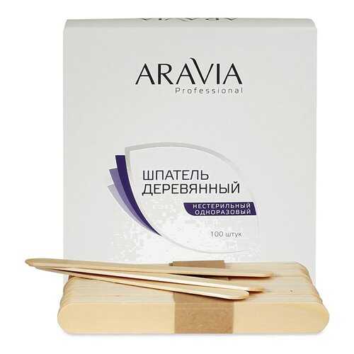ARAVIA Шпатели Aravia Professional Деревянные Одноразовые, 100 шт в Оптима