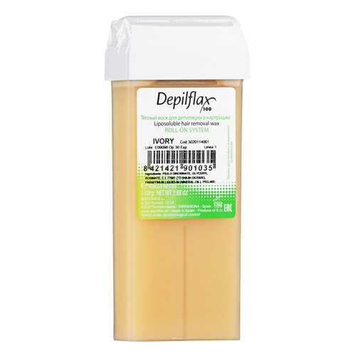 Воск для депиляции Depilflax Слоновая кость 110 г в Оптима