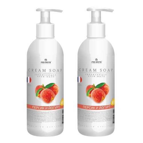 Pro-Brite Cream Soap Жидкое крем-мыло Персик и йогурт 500мл - 2 шт в Оптима