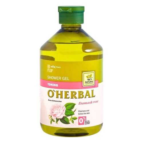 Тонизирующий гель для душа с экстрактом дамасской розы OHerbal 500 мл в Оптима