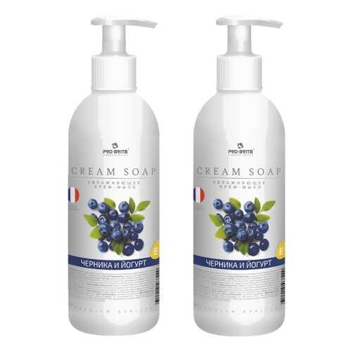 Жидкое крем-мыло Pro-Brite Cream Soap Черника и йогурт 500мл - 2 шт в Оптима