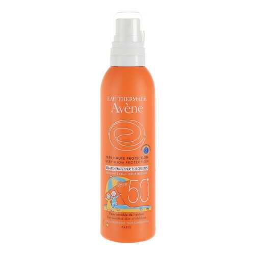 Детский солнцезащитный спрей Avene Very high protection Spray Spf 50+, 200 мл в Оптима
