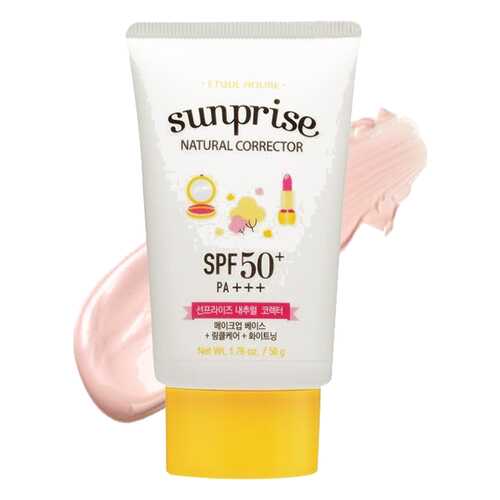 Солнцезащитное средство Etude House Крем Sunprise Natural Corrector в Оптима