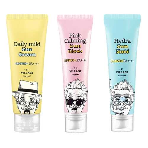 Солнцезащитный крем Village 11 Factory Sun Care Special Kit Spf 50+ Pa++++ 3х25мл в Оптима