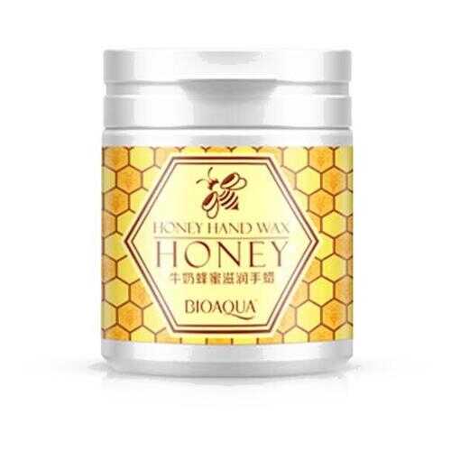 Парафиновая маска для рук с мёдом BIOAQUA HONEY HAND WAX в Оптима