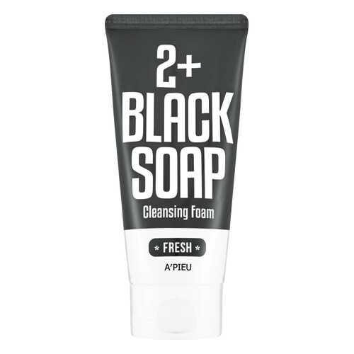 Пенка для умывания APIEU Fresh Blacksoap 2+ Cleansing Foam 130мл в Оптима