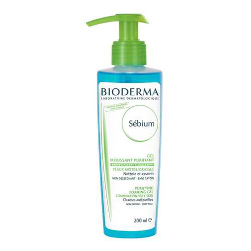 Пенка для умывания BIODERMA Sebium Purifying Foaming Gel с помпой 200 мл в Оптима