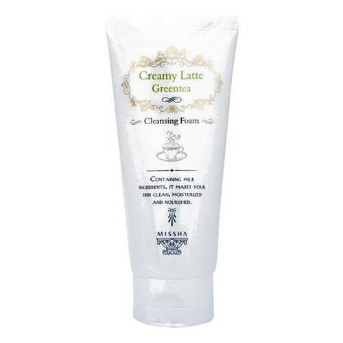 Пенка для умывания Missha Creamy Latte Cleansing Foam Green Tea 172 мл в Оптима