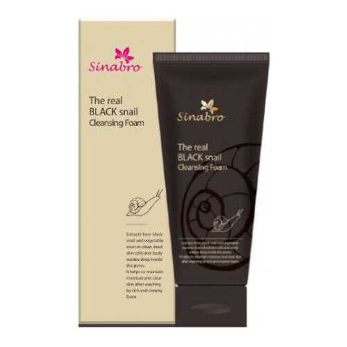 Пенка для умывания Sinabro The real black snail cleansing foam в Оптима