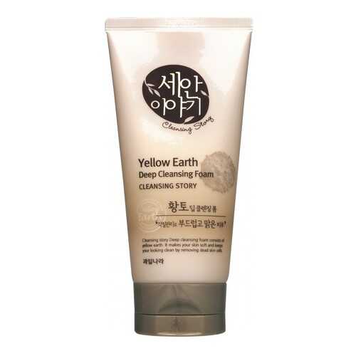 Пенка для умывания Welcos Cleansing Story Foam Cleansing Yellow Clay 150 г в Оптима