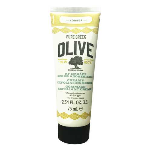 Скраб для лица Korres Pure Greek Olive Creamy Scrub 75 мл в Оптима