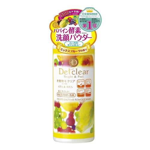 Средство для очищения Meishoku AHA & BHA Fruits Enzyme Powder Wash 75 г в Оптима
