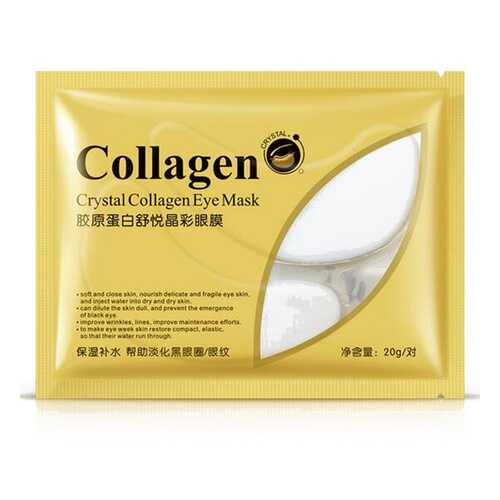 Гидрогелевые патчи для глаз BioAqua с коллагеном Crystal Collagen Eye Mask, 2 патча в Оптима