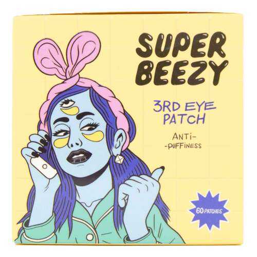 Патчи для глаз SUPER BEEZY гидрогелиевые против отеков и темных кругов 60 шт в Оптима