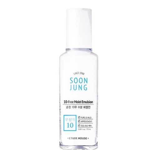Эмульсия для лица Etude House Soon Jung 10-Free Moist Emulsion 120 мл в Оптима