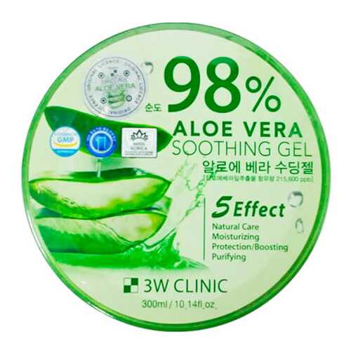 Гель для лица 3W Clinic Aloe Vera Soothing Gel 300 г в Оптима