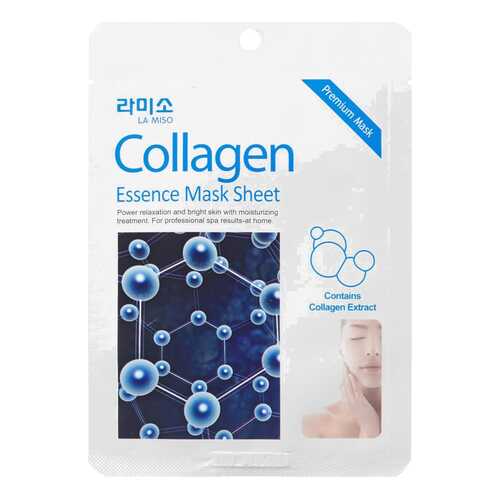 Маска для лица LA MISO Collagen essence Mask Sheet 21 г в Оптима