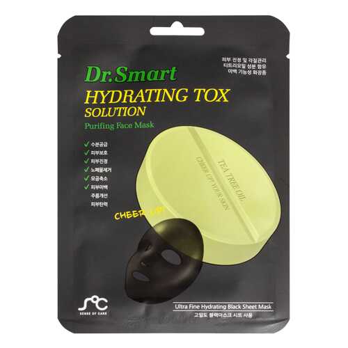 Маска для лица Sense of Care Dr.Smart Hydrating Tox Solution Face Mask 25 мл в Оптима