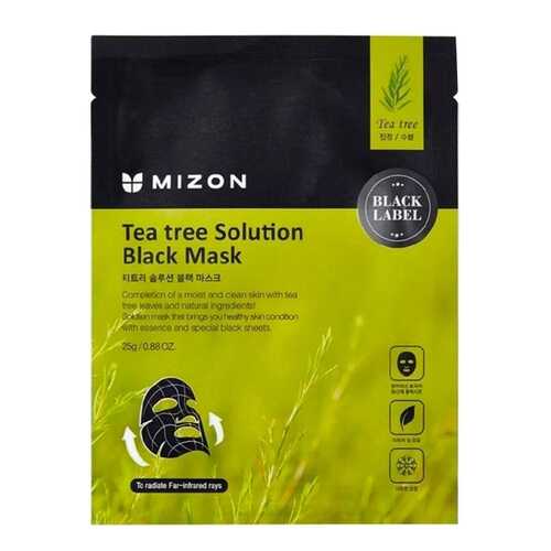 Маска MIZON Tea Tree Solution Black Mask с экстрактом чайного дерева, 25г в Оптима