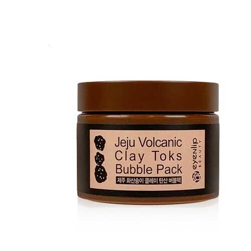 Маска очищающая с вулканической глиной JEJU VOLCANIC CLAY TOKS BUBBLE PACK 100мл в Оптима