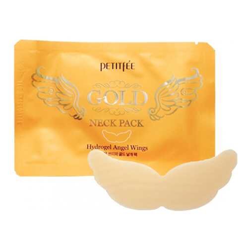 Патч для шеи PETITFEE Gold Neck Pack Hydrogel Angel Wings 10 г в Оптима