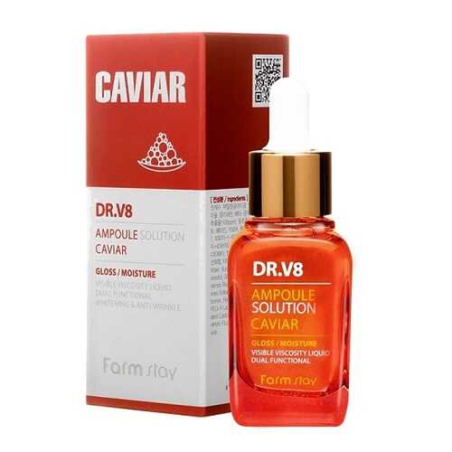 Сыворотка с икрой Farm Stay Dr.V8 Ampoule Solution Caviar 30 мл в Оптима