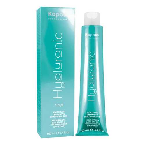 Краска для волос Kapous Professional Hyaluronic acid 8.1 Светлый блондин пепельный 100 мл в Оптима