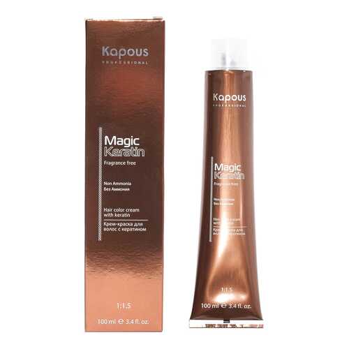 Краска для волос Kapous Professional Magic Keratin Non Ammonia 5.8 Шоколад 100 мл в Оптима