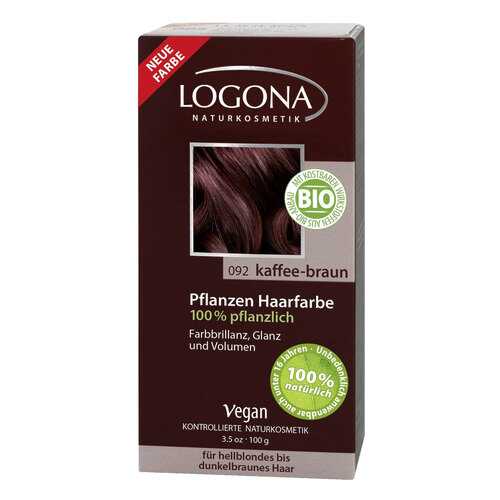 Краска для волос Logona Herbal Hair Colour 092 Coffee Brown 100 г в Оптима