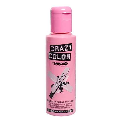 Краска для волос Renbow Crazy Color Semi-Permanent Hair Color Cream 27 Silver 100 мл в Оптима