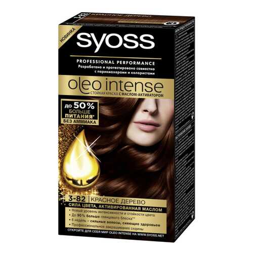 Краска для волос Syoss Oleo Intense 3-82 Красное дерево 50мл в Оптима