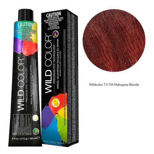 Wildcolor - Стойкая крем-краска Permanent Hair Color 7.5 7M Махагоновый блонд 180 мл в Оптима