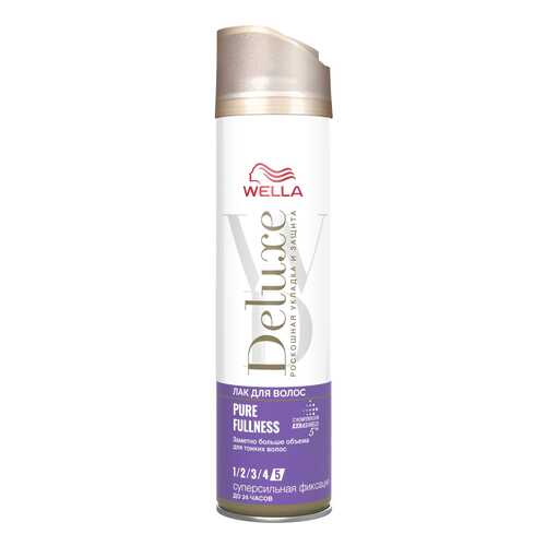 Лак для волос Wella Deluxe Pure Fullness 250 мл в Оптима